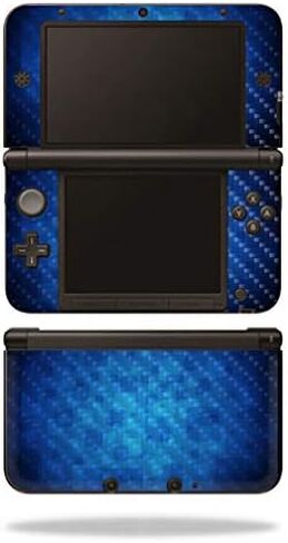 غلاف MightySkins من ألياف الكربون لجهاز Nintendo 3DS XL Original (2012-2014) - تحقق | لمسة نهائية واقية ومتينة من ألياف الكربون | سهل التطبيق والإزالة وتغيير الأنماط | صنع في الولايات المتحدة الأمريكية in Saudi Arabia