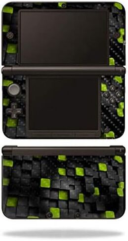غلاف MightySkins من ألياف الكربون لجهاز Nintendo 3DS XL Original (2012-2014) - تحقق | لمسة نهائية واقية ومتينة من ألياف الكربون | سهل التطبيق والإزالة وتغيير الأنماط | صنع في الولايات المتحدة الأمريكية in Saudi Arabia