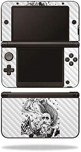غلاف MightySkins من ألياف الكربون لجهاز Nintendo 3DS XL Original (2012-2014) - تحقق | لمسة نهائية واقية ومتينة من ألياف الكربون | سهل التطبيق والإزالة وتغيير الأنماط | صنع في الولايات المتحدة الأمريكية in Saudi Arabia