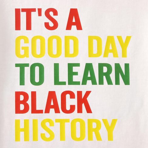 CM C&M WODRO Toddler Boy Girl Black History Month Shirt It's A Good Day to Learn Black History T-Shirt Kid Juneteenth Tee Top in Saudi Arabia