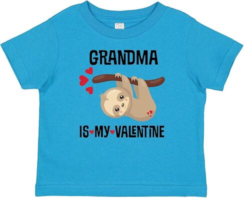 inktastic My Grandma is My Valentine Baby T-Shirt in Saudi Arabia