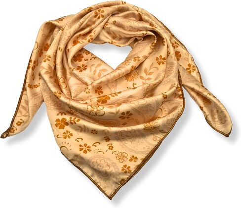 Wild Rag Silk Scarf 36'', Western Cowboy Bandana Square Silky Wild Rags Black & Red Classic Paisley Tribal Scarves for Men & Women in Saudi Arabia