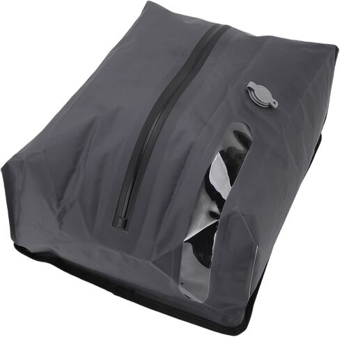 16L Vacuum Compression Bags with 70d TPU Material, Space Saving Reusable Travel Bag for Suitcases, Backpacks, Luggage (Grey) in Saudi Arabia