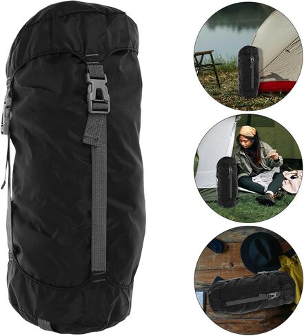 Luxshiny Outdoor Stuff Sack Small Drawstring Compression Bag for Sleeping Bags Down Jackets Duvets Space-Saving Polyester Gear Organizer for Backpacking Hiking Travel in Kuwait