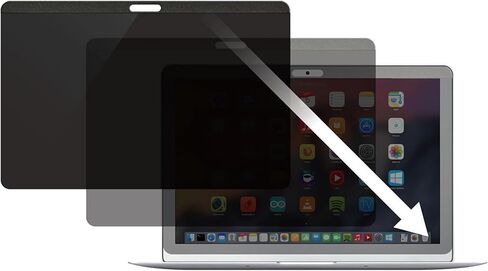 StarTech.com Laptop Privacy Screen for 13 inch MacBook Pro & MacBook Air - Magnetic Removable Security Filter - Blue Light Reducing Screen Protector 16:10 - Matte/Glossy - +/-30 Degree, TAA in Saudi Arabia