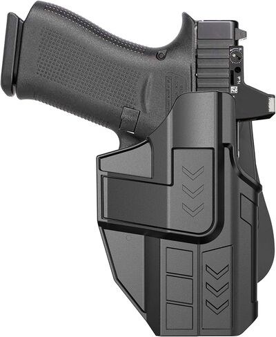 G43X MOS الحافظة لغلوك 43X MOS، غلوك 48 MOS، غلوك 43X، غلوك 43، غلوك 48، حزام الخصر الخارجي G43 الحافظة، حافظات بندقية تكتيكية OWB قابلة للتعديل، إطلاق سريع - اليد اليمنى in Kuwait