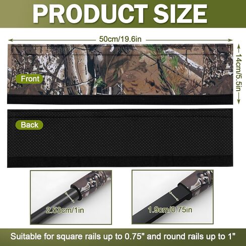 Camo Tree Stand Rail Pads,Quiet & Non-Slip Replacement Treestands Shooting Rail Cover, Hunting Rail Pads for Climbing, Ladder, Tripod Deer Hunting Treestands in Kuwait