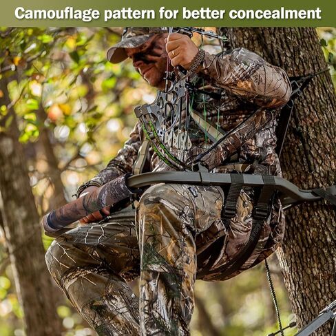 Camo Tree Stand Rail Pads,Quiet & Non-Slip Replacement Treestands Shooting Rail Cover, Hunting Rail Pads for Climbing, Ladder, Tripod Deer Hunting Treestands in Kuwait