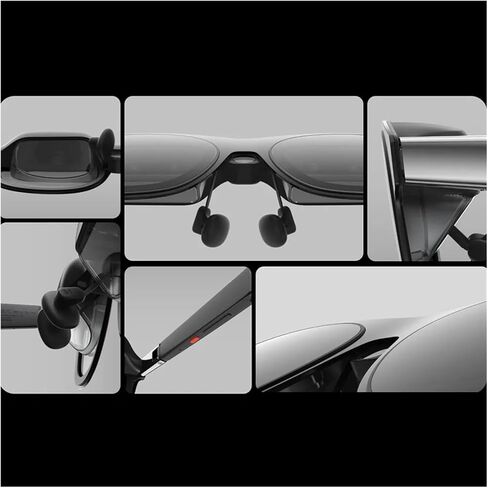 AR Smart Glasses 477" HD Screen 3DoF Space Hovering 3D Real Video Glasses Compatible for iPhone Mac Switch PS5 Private Cinema in Saudi Arabia