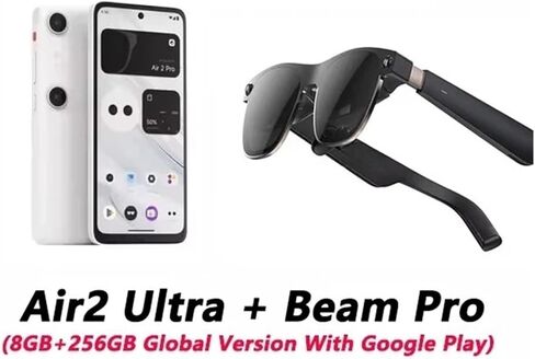نظارات Air 2 Ultra Smart AR 6 DoF 52° Fov 4K 3D HD 385 بوصة عرض شاشة عملاقة نظارات Nreal Air2 Ultra الذكية (Air2 Ultra Beam Pro2) in Saudi Arabia