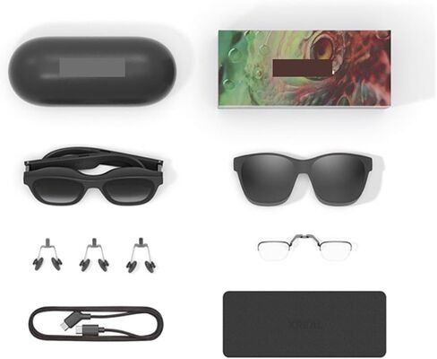 Air 2 Pro Smart AR Glasses: Electrochromic Black Technology, Aerial Projection + Real-time Translation Integration, Strong(Air 2) in Saudi Arabia