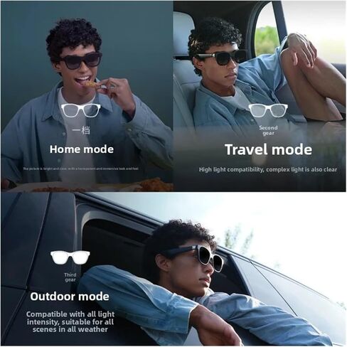 Air 2 Pro Smart AR Glasses: Electrochromic Black Technology, Aerial Projection + Real-time Translation Integration, Strong(Air 2) in Saudi Arabia