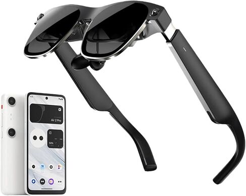 نظارات Air 2 Ultra Smart AR 6 DoF 52° Fov 4K 3D HD 385 بوصة شاشة عملاقة للسينما الخاصة المحمولة عرض 1080 بكسل (Air 2 Ultra) in Saudi Arabia