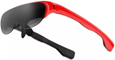 Smart AR Glasses Portable Giant Screen Viewing Set DP Mobile Phone Computer Screen Projection 3D Display 1080P OLED(Red) in Saudi Arabia