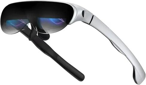 Smart AR Glasses Portable Giant Screen Viewing Set DP Mobile Phone Computer Screen Projection 3D Display 1080P OLED(Red) in Saudi Arabia