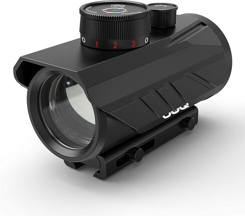 UUQ Tactical 1x30mm Reflex Green/Red/Blue 3 MOA Dot Sight with Dichroic Multi-Layer Coating, High Light Transmission Optic Lens, Dual Wide Rifle Scope,Fits 11/20mm Rail Mount in Saudi Arabia