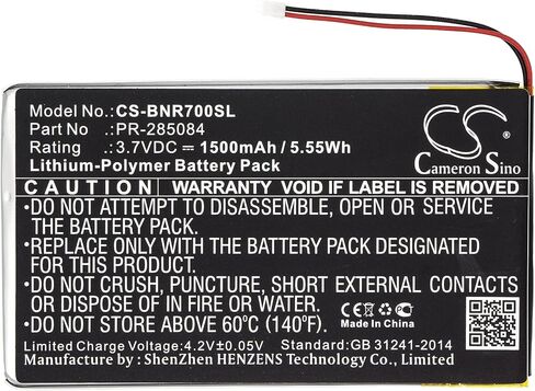 بطارية بديلة لجهاز Barnes & Noble BNRV700 GlowLight Plus 7.8 PR-285084 in Saudi Arabia