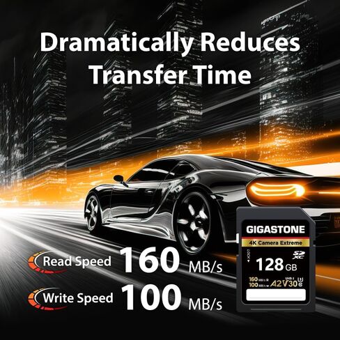 【استعادة البيانات لمدة 5 سنوات】 بطاقة SD سعة 128 جيجابايت من GIGASTONE مع قارئ بطاقة USB من النوع C، وكاميرا 4K Extreme، وبطاقة ذاكرة A2 V30 U3 C10 SDXC عالية السرعة، متوافقة مع كاميرا Canon Kodak Olympus الرقمية in Saudi Arabia