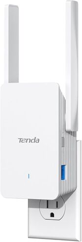 موسع نطاق Tenda AX1500 WiFi 6، معزز إشارة WiFi للمنزل حتى 1500 قدم مربع وأكثر من 30 جهازًا، معزز موسع WiFi مزدوج النطاق مع منفذ جيجابت إيثرنت، وضع AP، إعداد WPS السهل (A23) in Saudi Arabia
