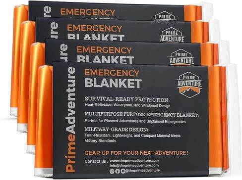 Emergency Thermal Blanket (Pack of 4) in Saudi Arabia