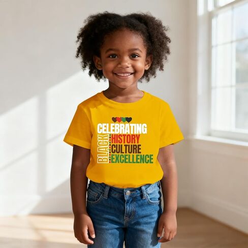 Black History Shirts for Toddler Boy Girls Black History Month Juneteenth Tshirt African American Pride Outfit Top in Saudi Arabia