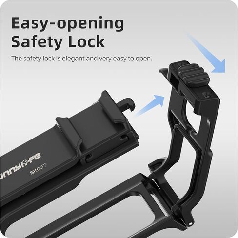 CAPART Hand Grip for Insta360 Ace Pro 2/1 Camera, Quick Release Modular Adapter with Frame Cage Cold Shoe and Shutter Button Camera Holder in Saudi Arabia