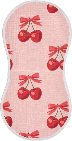 Western Pinks Cowgirl Hat Burp Cloths Baby Boys Girls Absorbent Soft Cotton Burping Cloths Rags, 2 Pack in Saudi Arabia