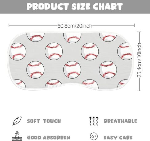 5 Pack Baseball Sport Burp Cloths Baby Boys Girls with Baseball Pattern, Large Cotton Burp Rags for Newborns Gifts Nursery Decor Extra Soft and Absorbent 9.8X19.6inches in Kuwait