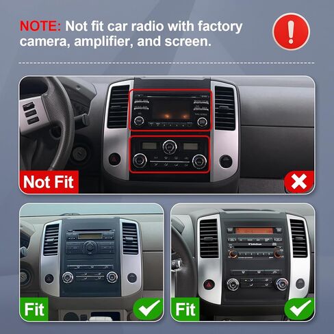 9 Inch IPS Touchscreen Android 14 Car Stereo for Nissan Frontier Xterra 2009-2012 with Wireless CarPlay & Android Auto 2+64GB Car Radio, Support WiFi 6, Bluetooth,5.4, Backup Camera, SWC in Saudi Arabia