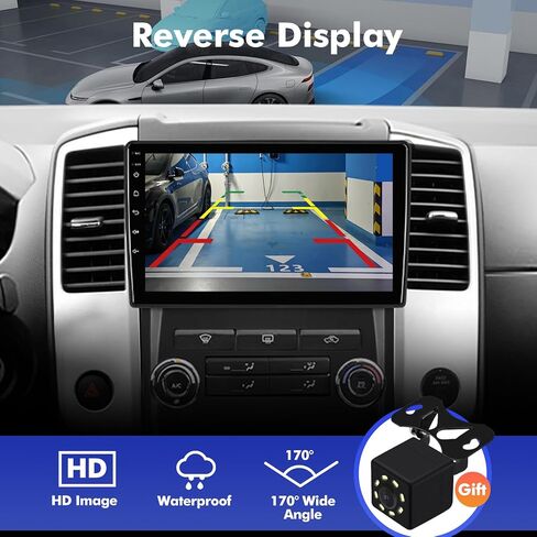 9 Inch IPS Touchscreen Android 14 Car Stereo for Nissan Frontier Xterra 2009-2012 with Wireless CarPlay & Android Auto 2+64GB Car Radio, Support WiFi 6, Bluetooth,5.4, Backup Camera, SWC in Saudi Arabia