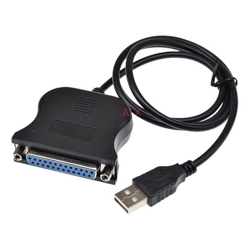 USpB إلى 25 دبوس DB25 أنثى IEEE 1284 طابعة متوازية LPT محول طباعة محول كابل اتصال متوازي جديد 2026 عالي لمكونات إلكترونية موثوقة in Kuwait