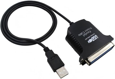 كابل طابعة USB 2.0 جديد إلى موازي IEEE 1284 Centronic 36-Pin CN36 - أسود in Kuwait