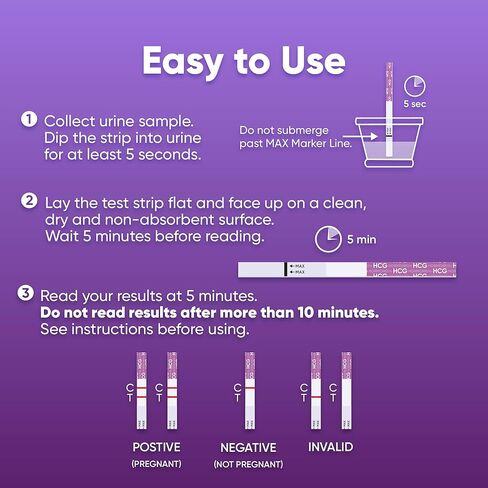 HORMONElife Early Result HCG Pregnancy Test Strips for Women, 15 Count | Detect Pregnancy Before Missed Period, Accurate Home Urine Testing, Fast & Reliable Results in Saudi Arabia