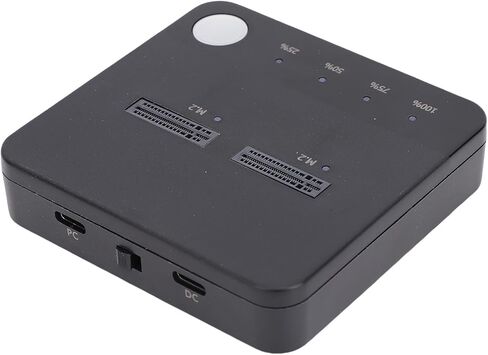 Universal M.2 SSD Cloner Dual Bay 20Gbps | Offline NVMe Cloning No PC, All M.2 Sizes Supported, USB C Powered No Tools, Enhanced Cooling, for IT Pros, , Photographers in Saudi Arabia