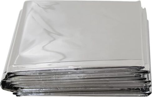 Kemp USA 6.5' Aluminum Gray Multi-Purpose First Aid Mylar Emergency Blanket in Saudi Arabia