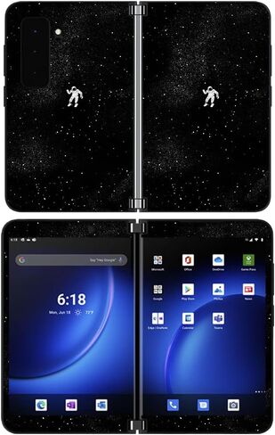 غلاف MIGHTY SKINS متوافق مع Microsoft Surface Duo 2 - الجاذبية | غطاء ملتف واقٍ ومتين وفريد ​​من نوعه من الفينيل | سهل التطبيق والإزالة وتغيير الأنماط | صنع في الولايات المتحدة الأمريكية in Kuwait