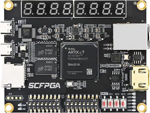 AMD Xilinx Artix-7 FPGA Board XC7A35T 100T HDMI Gigabi للتعلم والتعليم FPGA (PA35T-EDU) in Saudi Arabia