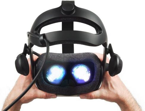 سماعة رأس Valve Index VR، باللون الأسود، للكمبيوتر الشخصي/SteamVR، CPS ضمان لمدة سنة (متجدد) in Saudi Arabia