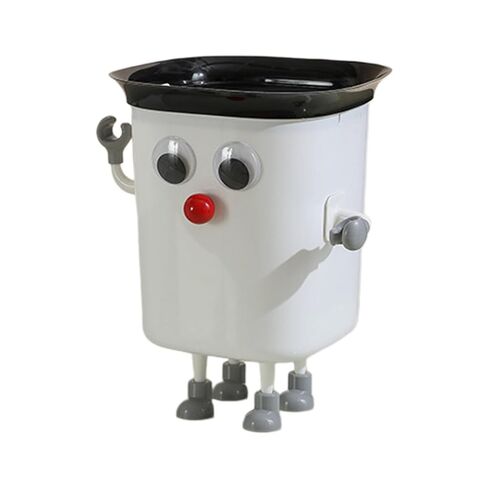 PANGBOER سلة المهملات مضحك كبير العين سلة المهملات مع قدم المنزل سلة المهملات حاوية القمامة الحمام دلو النفايات المطبخ in Kuwait