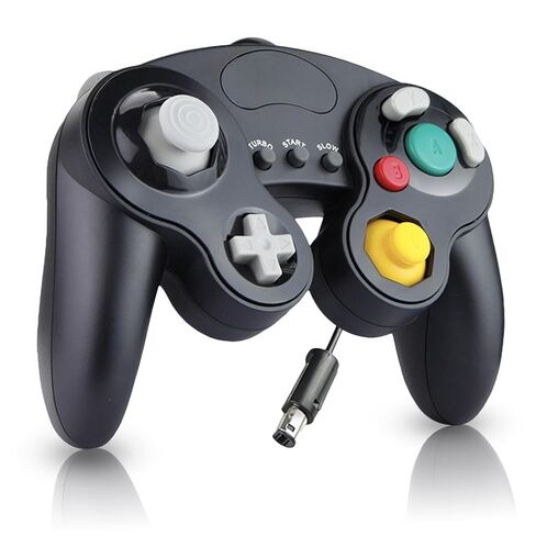 وحدة تحكم GameCube مطورة من YSDZSW مع وظيفة TURBO، وحدة تحكم سلكية كلاسيكية لجهاز Wii/GameCube (أسود) in Kuwait