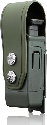 حقيبة مجلة مزدوجة المكدس لـ 9 مم / .40 ماج - تناسب Glock 17/19/19X، Sig P320/P365، S&W M&P، Taurus G2C، Springfield XD - حامل Mag OWB لأحزمة 1.5 بوصة/1.75 بوصة وسترة MOLLE in Kuwait