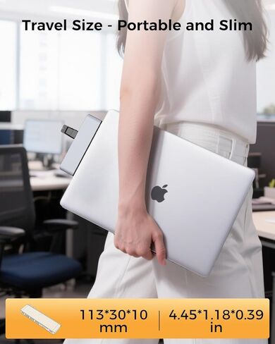 USB C Hub for MacBook Pro/Air M5 M4 M3 M2 M1 2025-2018 13" 14" 15" 16", 7 in 2 MacBook Multiport Adapter Accessories Dongle with 4K@60Hz HDMI, Thunderbolt 3, USB C&A Ports, SD TF Card Reader in Kuwait