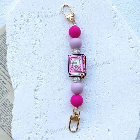 Strap for Kindle,Beaded Grip Chain Charm for Kindle Holders, Booklover E-Reader Device Hand Strap Bookish Gift, Kindle Accessories in Saudi Arabia