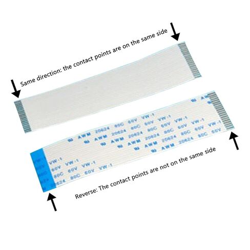 Unifizz FFC Flexible Flat Ribbon Cable 42 Pins 0.5mm Pitch 150mm A Type Same Direction Flexible Flat Cable for LCD TV Car Audio DVD Player Laptop 10 PCS in Saudi Arabia