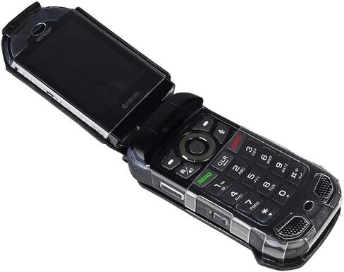حافظة جلدية من BELTRON لهاتف Kyocera DuraXV Extreme E4810، DuraXV Extreme+ E4811 Verizon Flip Phone - الميزات: مشبك حزام دوار، حماية للشاشة ولوحة المفاتيح، ملاءمة آمنة in Saudi Arabia