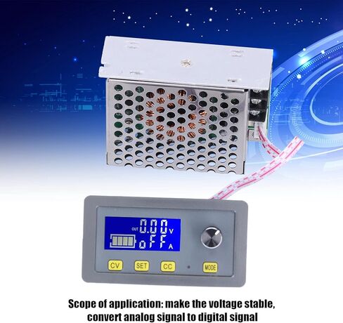 Voltage Regulator DC to DC Converter Adjustable Voltage Regulator with LCD Display for Electronic Projects DIY Power Supply Stabilize Voltage Analog to Digital Signal Conversion in Saudi Arabia
