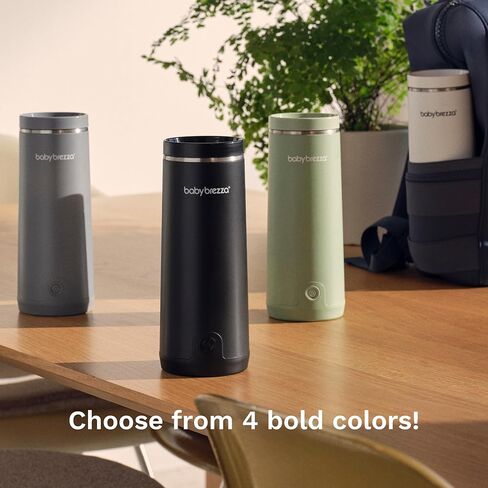 جهاز تدفئة محمول من بيبي بريزا - تسخين أسرع لزجاجة الأطفال 3 مرات - جهاز تسخين حليب الأم والتركيبة أثناء السفر - تسخين آمن ومتساوي - ما يصل إلى 9 أونصة - بدون محولات، أسود in Kuwait