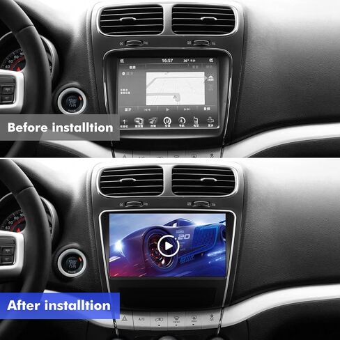 9 Inch IPS Touchscreen Android 14 Car Stereo for Dodge Journey 2011-2019 with Wireless CarPlay & Android Auto 2+64GB Car Radio, Support WiFi 6, Bluetooth,5.4, Backup Camera, SWC in Saudi Arabia
