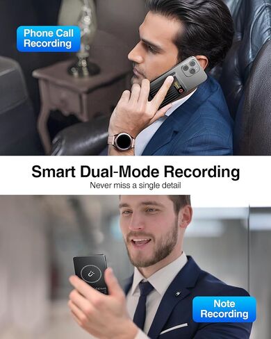 AI Voice Recorder 64GB,Note Voice Recorder with GPT Free Transcription,AI Summary & Mind Map,36H Battery,100+ Languages for Lectures,Meetings,Calls in Saudi Arabia