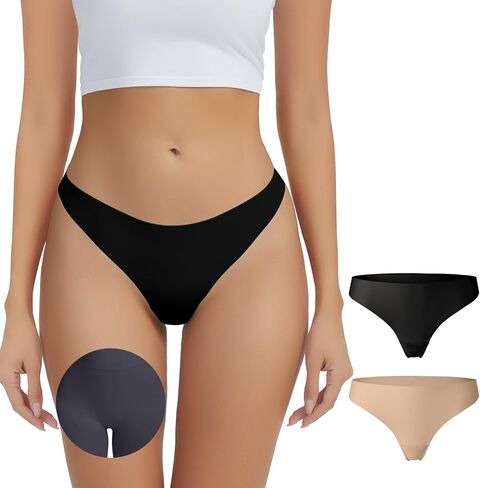 Seamless Camel Toe Underwear for Women No VPL Cameltoe Thongs with Concealer Comfy Invisible Workout Panties in Saudi Arabia